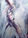 Stepping Forward   11x14"     SOLD